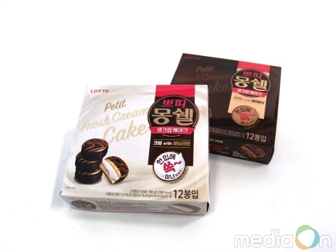 롯데제과, 한 입 사이즈 ‘쁘띠 몽쉘 생크림케이크’ 출시