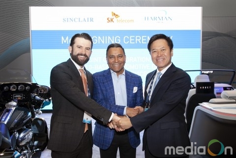 SKT, 하만·싱클레어와 미국 2억7000만 차량 공략