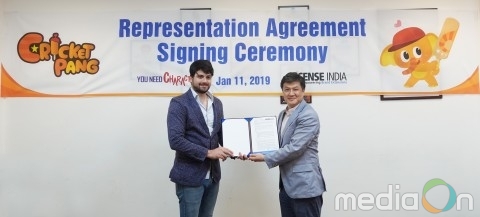 유니드캐릭터, 크리켓팡 캐릭터 애니메이션 인도 시장 진출