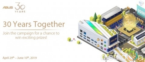 에이수스, 창립 30주년 ‘30 Years Together’ 캠페인 진행